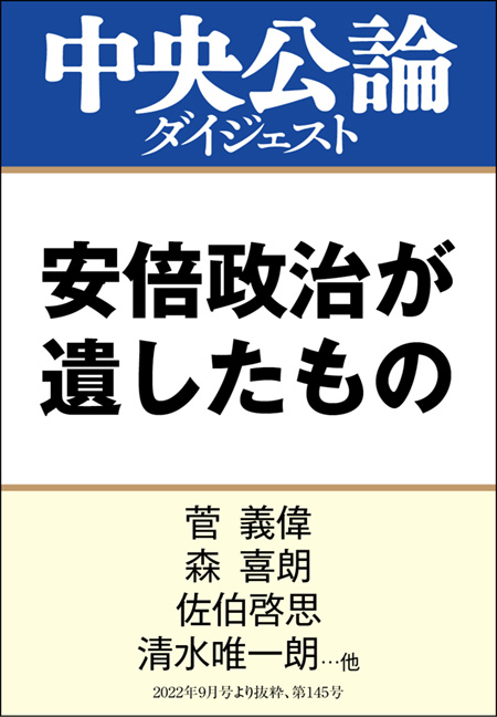 中公DD　安倍政治が遺したもの