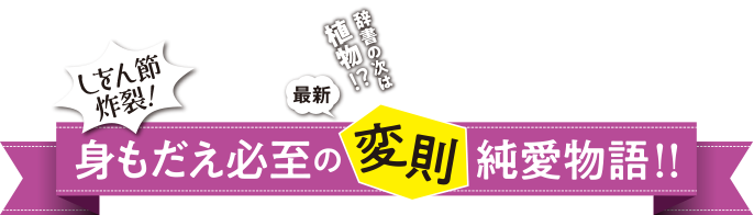 しをん節炸裂! 身もだえ必至の【最新】【変則】純愛物語!!